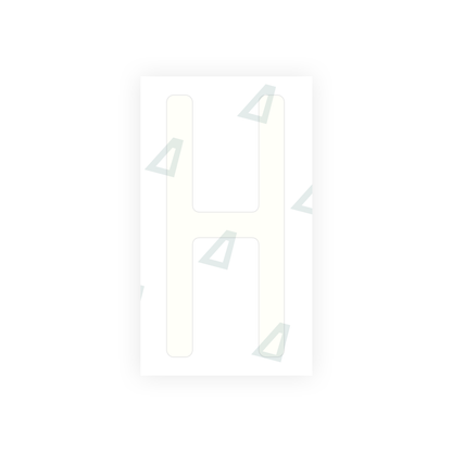 Alite Nanofilm for US (Massachusetts) license plates - Symbol "H" - Alite