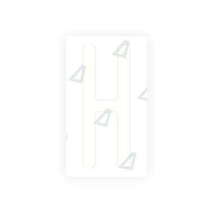 Alite Nanofilm for US (Ohio 2013) license plates - Symbol "H" - Alite