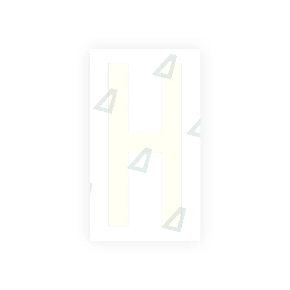 Alite Nanofilm for US (Oklahoma) Moto license plates - Symbol "H" - Alite