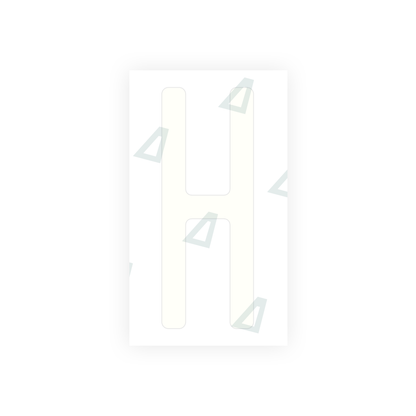 Alite Nanofilm for CA (Ontario) license plates - Symbol "H" - Alite