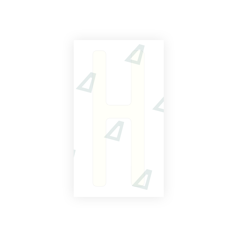 Alite Nanofilm for US (Michigan) license plates - Symbol "H" - Alite
