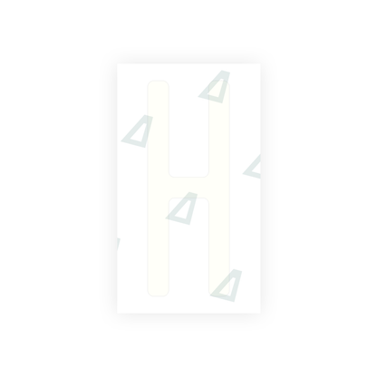 Alite Nanofilm for US (Washington State) license plates - Symbol "H" - Alite