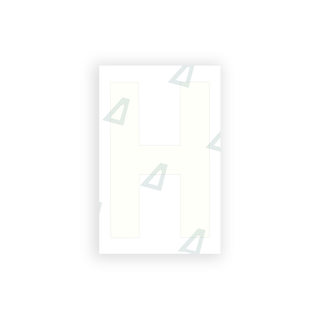 Alite Nanofilm for United Kingdom license plates - Symbol "H" - Alite