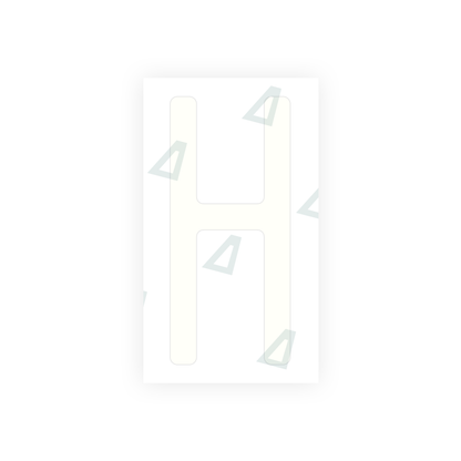 Alite Nanofilm for US (Missouri) license plates - Symbol "H" - Alite