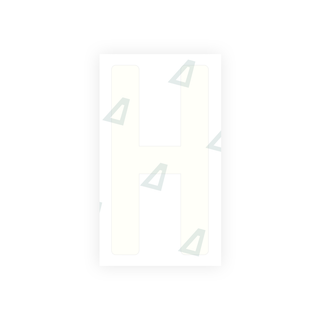 Alite Nanofilm for India license plates - Symbol "H" - Alite