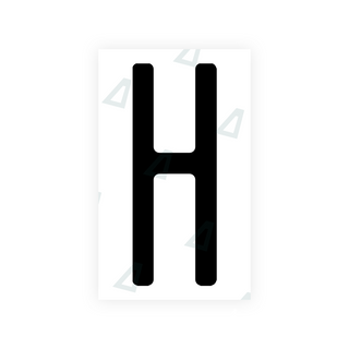 Alite Nanofilm for US (New Jersey - Embossed) license plates - Symbol "H" - Alite