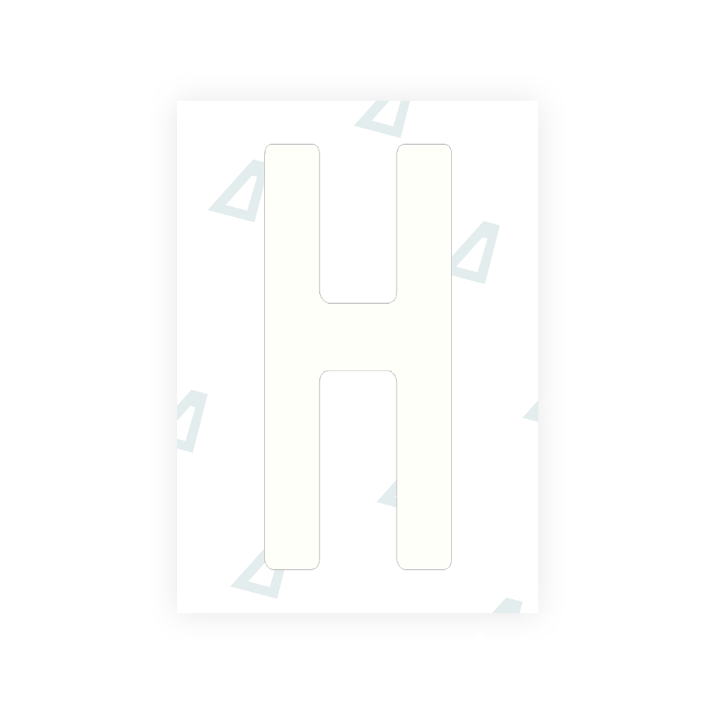 Alite Nanofilm for Guatemala license plates - Symbol "H" - Alite