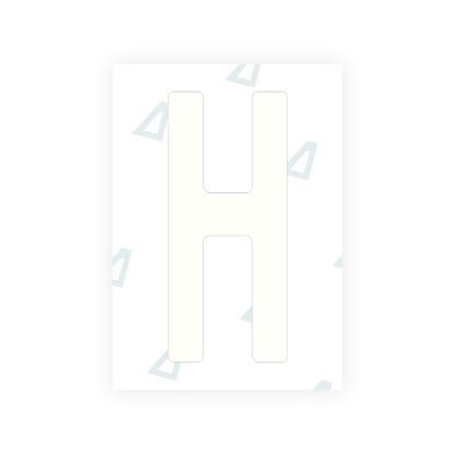 Alite Nanofilm for Guatemala license plates - Symbol "H" - Alite
