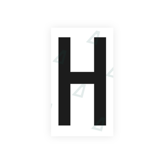 Alite Nanofilm for France license plates - Symbol "H" - Alite