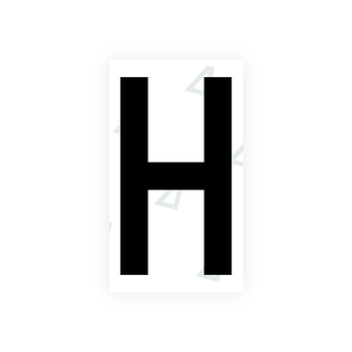 Alite Nanofilm for Greece license plates - Symbol "H" - Alite