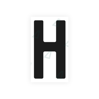 Alite Nanofilm for Germany (standard) license plates - Symbol "H" - Alite