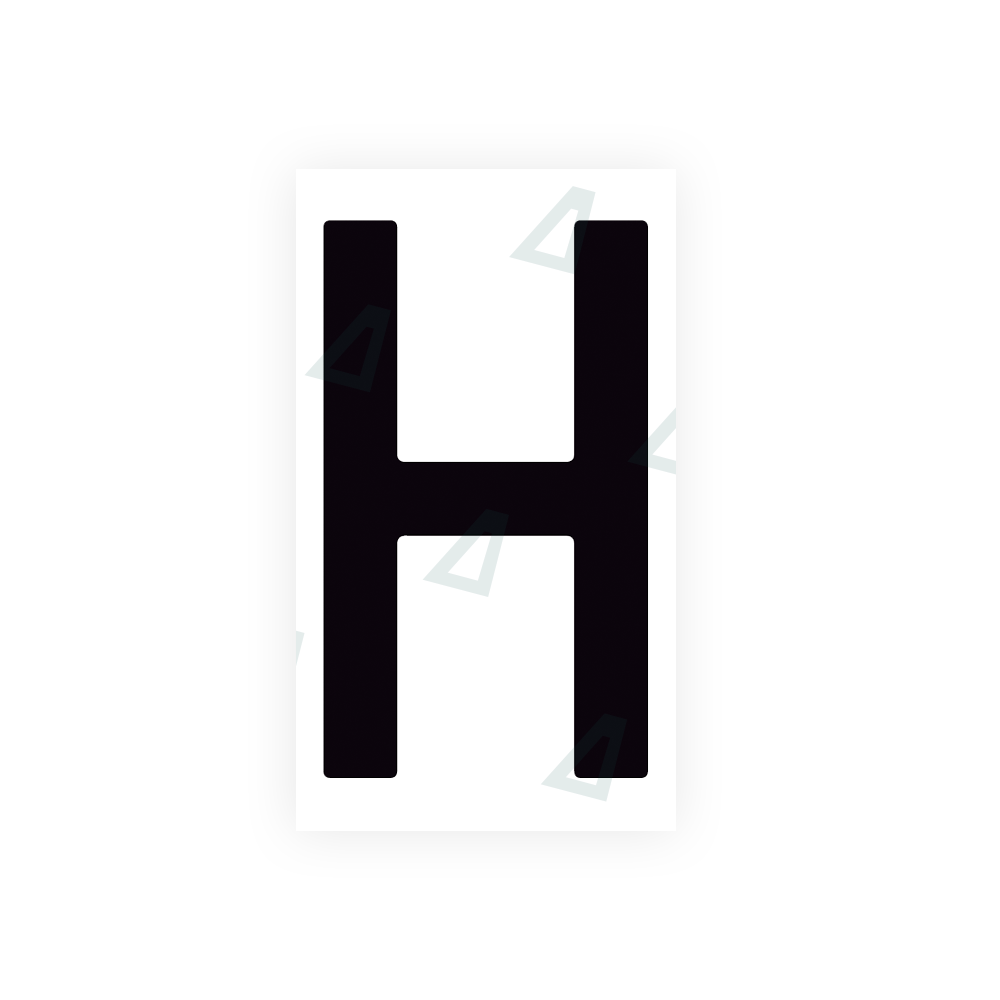 Alite Nanofilm for Spain Flat license plates - Symbol "H" - Alite