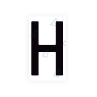 Alite Nanofilm for Spain Flat license plates - Symbol "H" - Alite