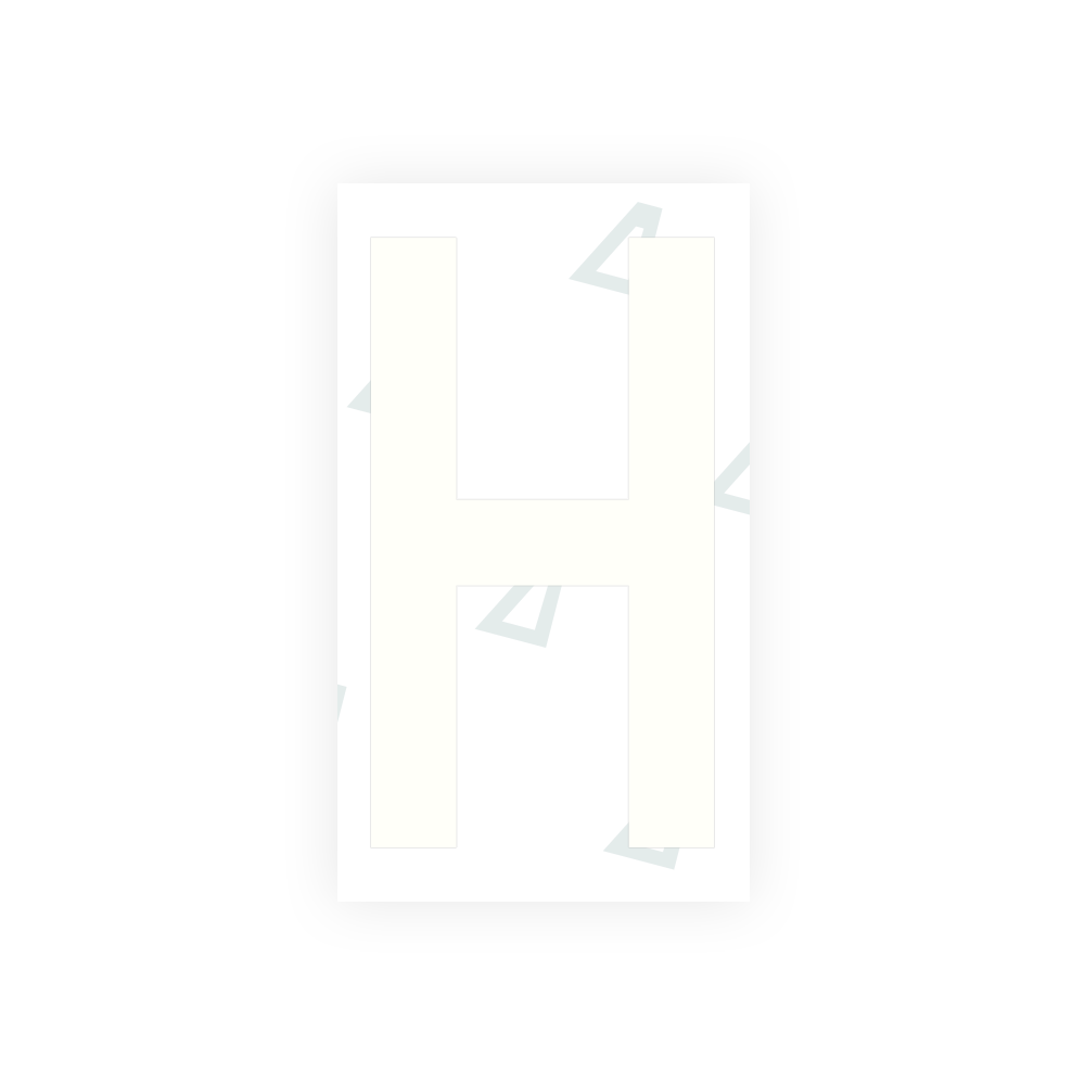 Alite Nanofilm for Greece license plates - Symbol "H" - Alite
