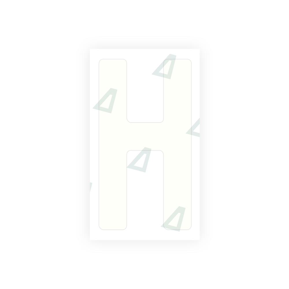 Alite Nanofilm for Germany (standard) license plates - Symbol "H" - Alite