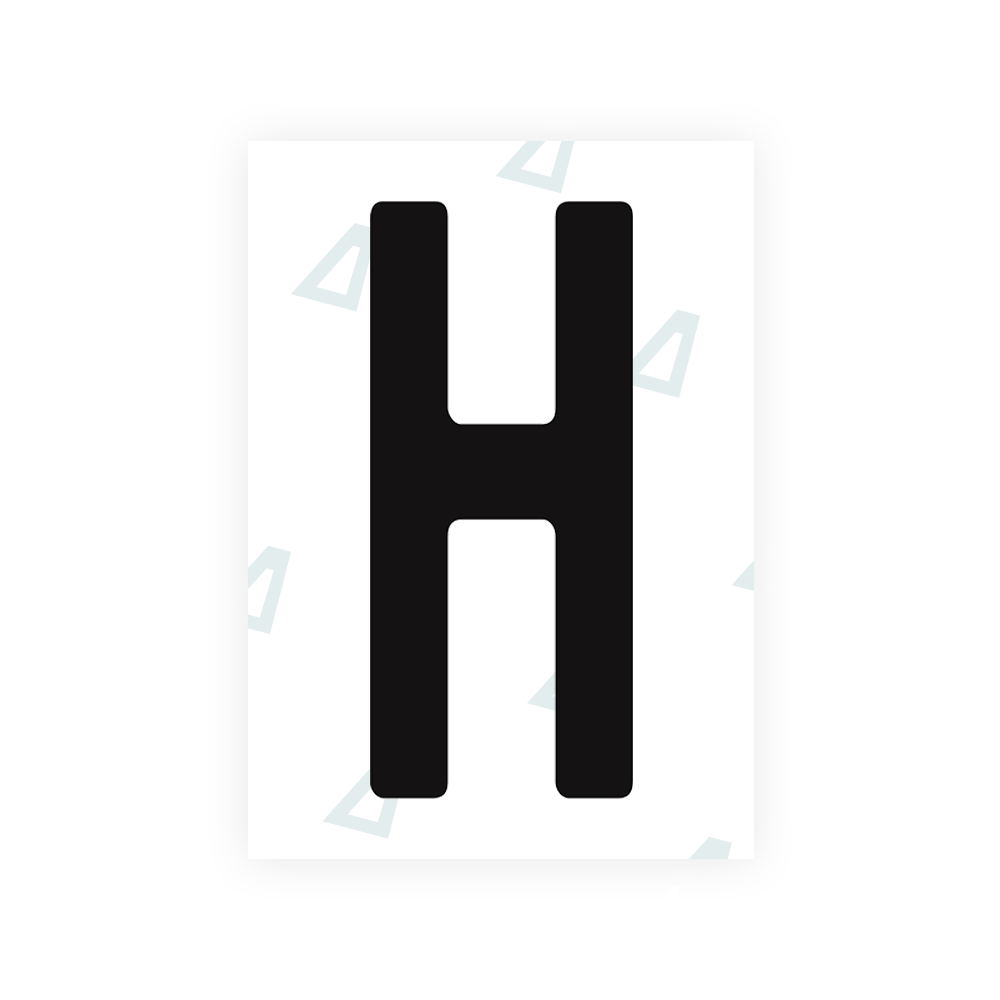 Alite Nanofilm for Guatemala license plates - Symbol "H" - Alite