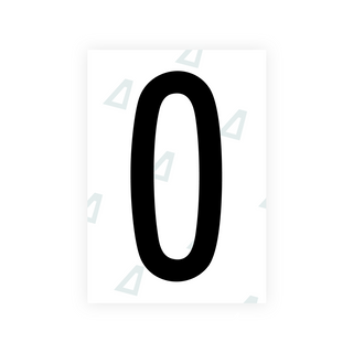 Film nanométrique Alite pour plaques d'immatriculation américaines (Géorgie 2012 - Carrées) - Symbole « Z »