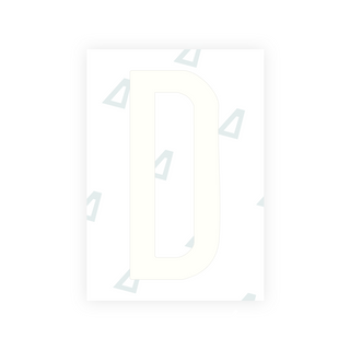 米国（ハワイ）ナンバープレート用 Alite ナノフィルム - シンボル「D」