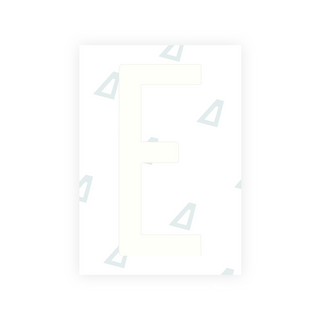 Nanofilme Alite para placas de veículos dos EUA (Havaí) - Símbolo "E"