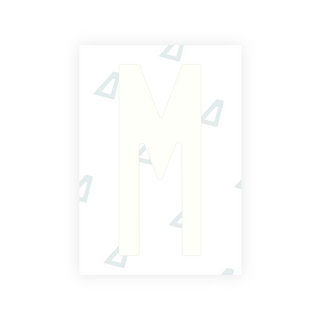 Nanofilme Alite para placas de veículos dos EUA (Havaí) - Símbolo "M"