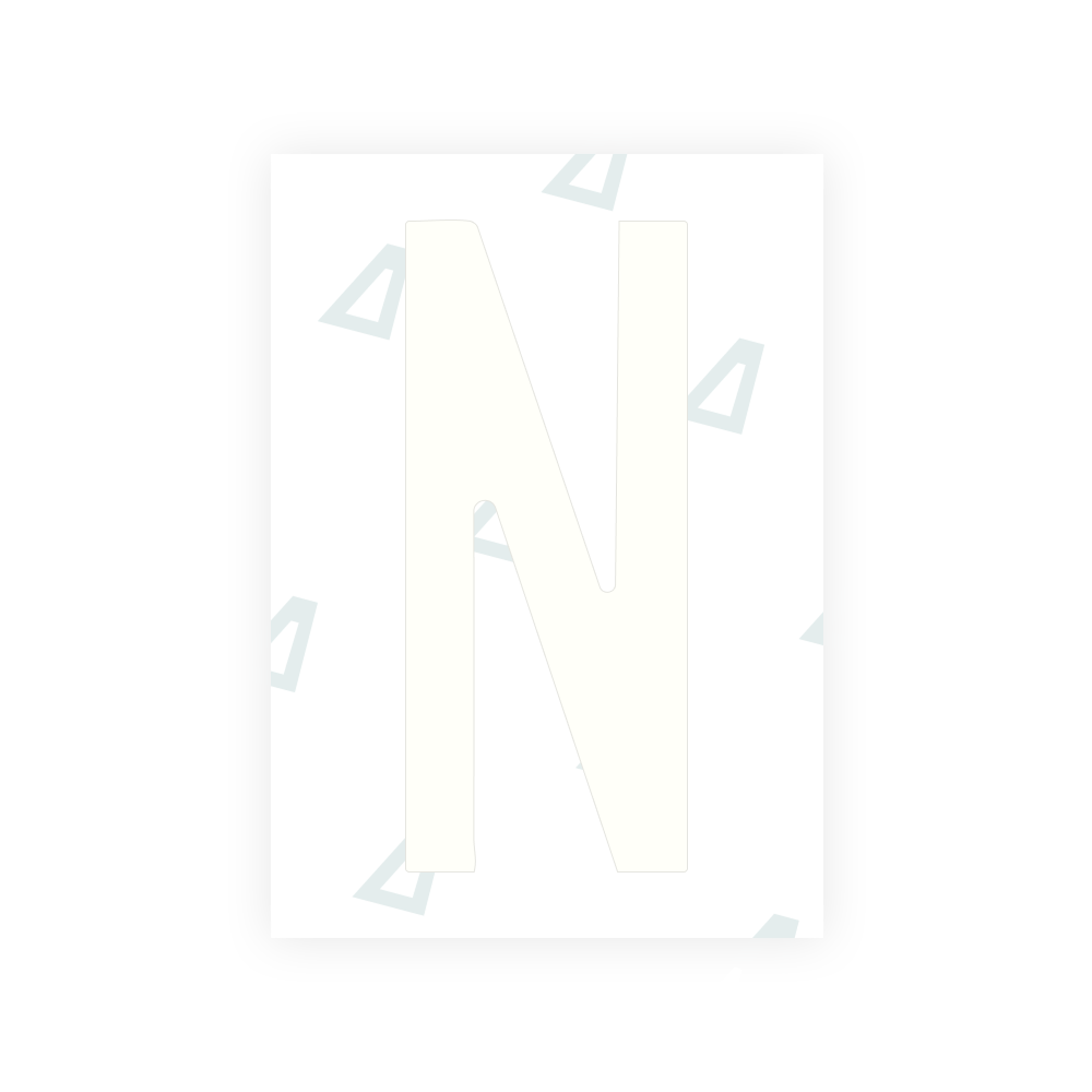 Alite Nanofilm per targhe USA (Hawaii) - Simbolo "N"