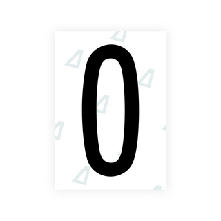 Film nanométrique Alite pour plaques d'immatriculation américaines (Géorgie 2012 - Carrées) - Symbole « Z »