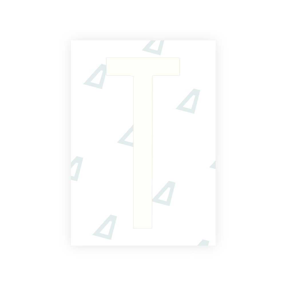 Alite Nanofilm per targhe USA (Hawaii) - Simbolo "T"