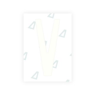 Nanofilme Alite para placas de veículos dos EUA (Havaí) - Símbolo "V"