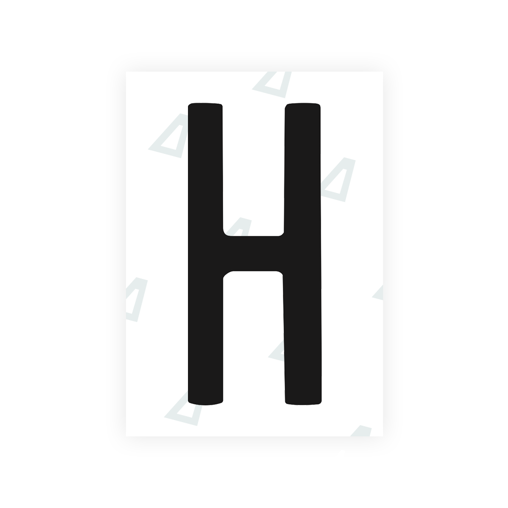Alite Nanofilm for US (Connecticut 2013) license plates - Symbol "H" - Alite