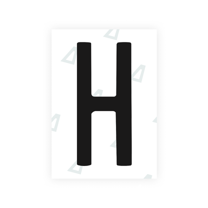 Alite Nanofilm for US (Connecticut 2013) license plates - Symbol "H" - Alite