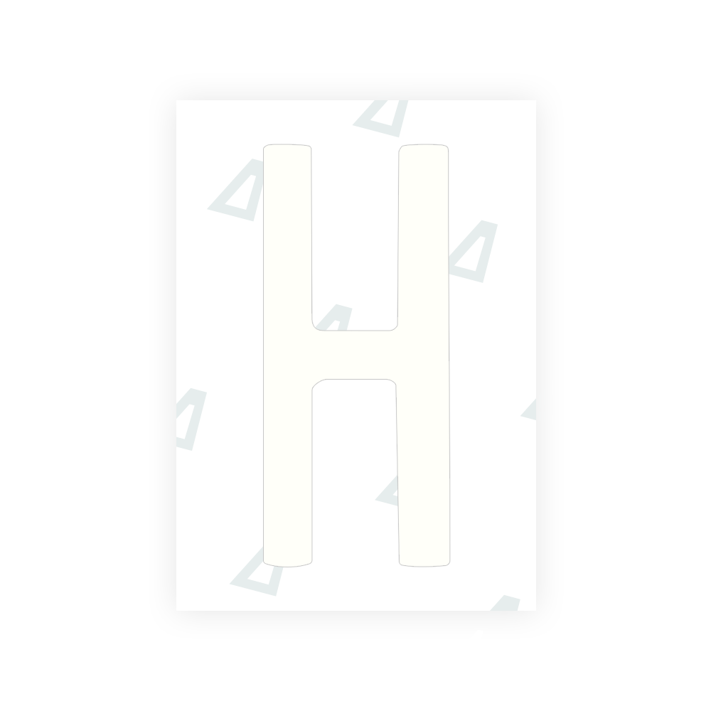 Alite Nanofilm for US (Connecticut 2013) license plates - Symbol "H" - Alite
