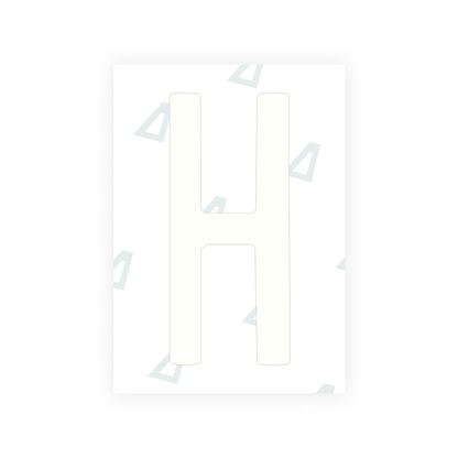 Alite Nanofilm for US (Connecticut 2013) license plates - Symbol "H" - Alite