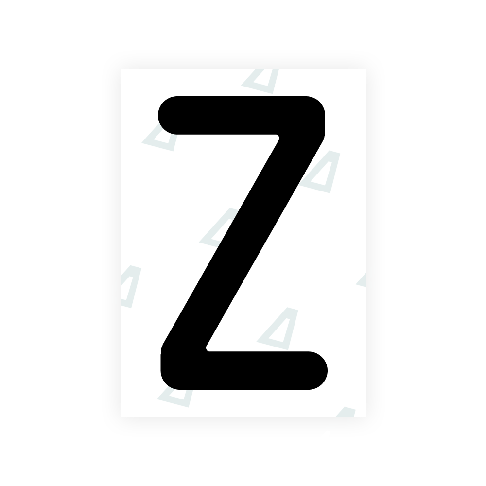 Alite Nanofilm para matrículas Moldávia - Símbolo "Z"