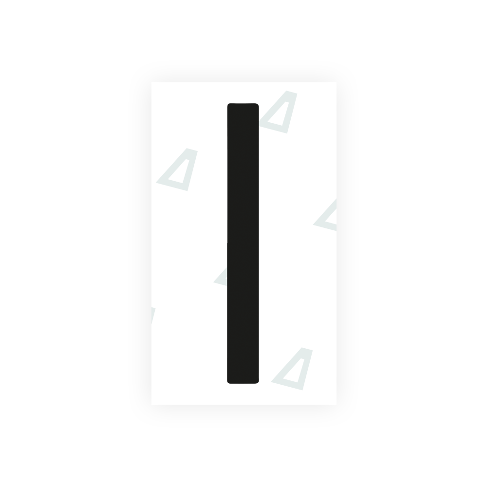 Alite Nanofilm for Mexico license plates - Symbol "I" - Alite