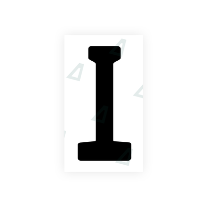 Alite Nanofilm for Bosnia license plates - Symbol "I" - Alite