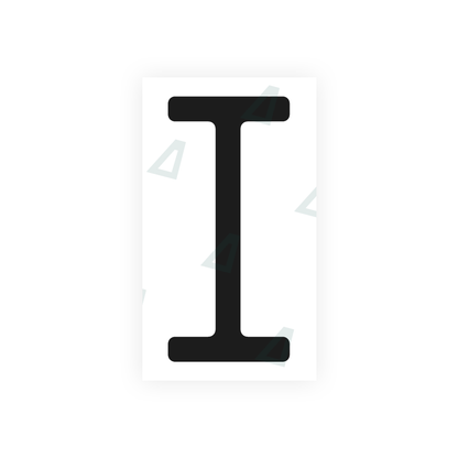 Alite Nanofilm for US (Missouri) license plates - Symbol "I" - Alite