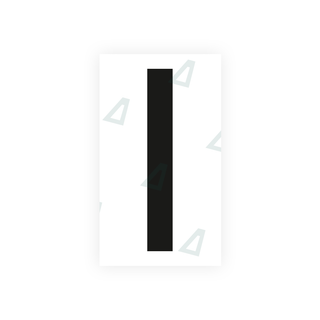Alite Nanofilm for Czech Republic license plates - Symbol "I" - Alite