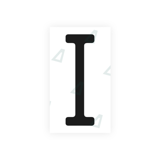 Alite Nanofilm for US (Pennsylvania) license plates - Symbol "I" - Alite
