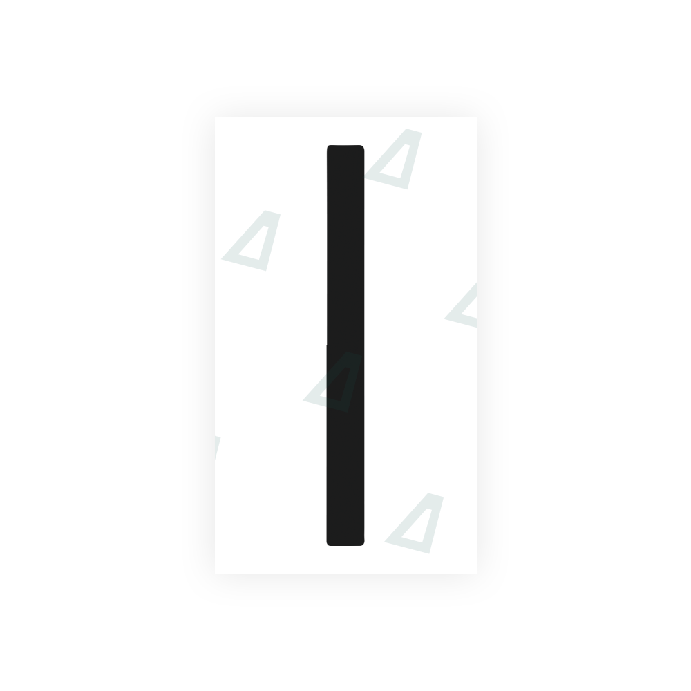 Alite Nanofilm for US (New York 1986) license plates - Symbol "I" - Alite