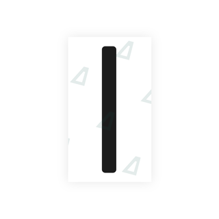 Alite Nanofilm for US (Quebec) license plates - Symbol "I" - Alite
