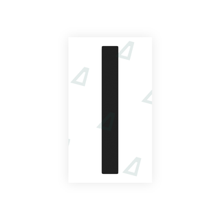 Alite Nanofilm for US (Ohio 2021) license plates - Symbol "I" - Alite