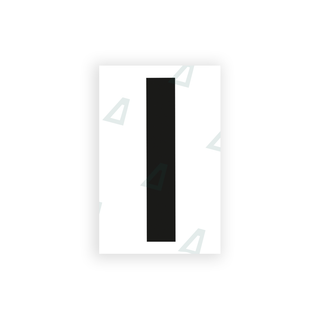 Alite Nanofilm for United Kingdom license plates - Symbol "I" - Alite