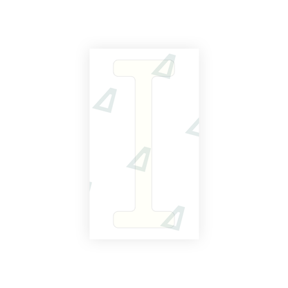 Alite Nanofilm for US (Ohio 2013) license plates - Symbol "I" - Alite