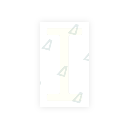 Alite Nanofilm for US (California) license plates - Symbol "I" - Alite