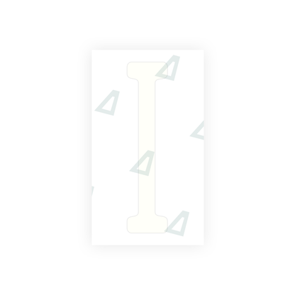 Alite Nanofilm for US (Massachusetts) license plates - Symbol "I" - Alite