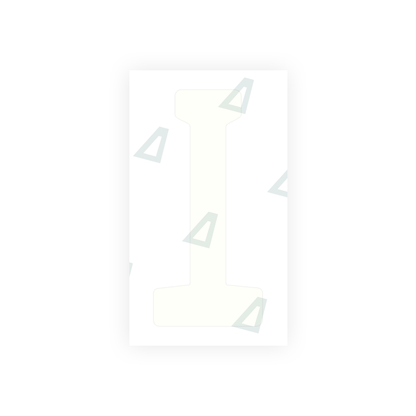 Alite Nanofilm for Uruguay license plates - Symbol "I" - Alite