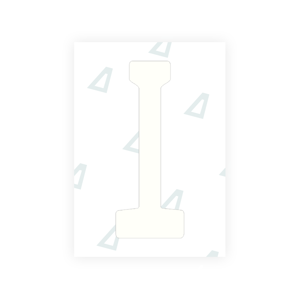 Alite Nanofilm for Guatemala license plates - Symbol "I" - Alite