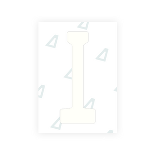 Alite Nanofilm for Guatemala license plates - Symbol "I" - Alite