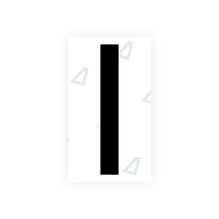 Alite Nanofilm for Greece license plates - Symbol "I" - Alite