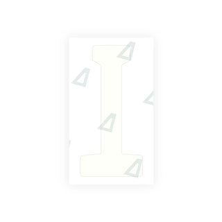 Nanofilm Alite para matrículas de Uruguay - Símbolo "I"